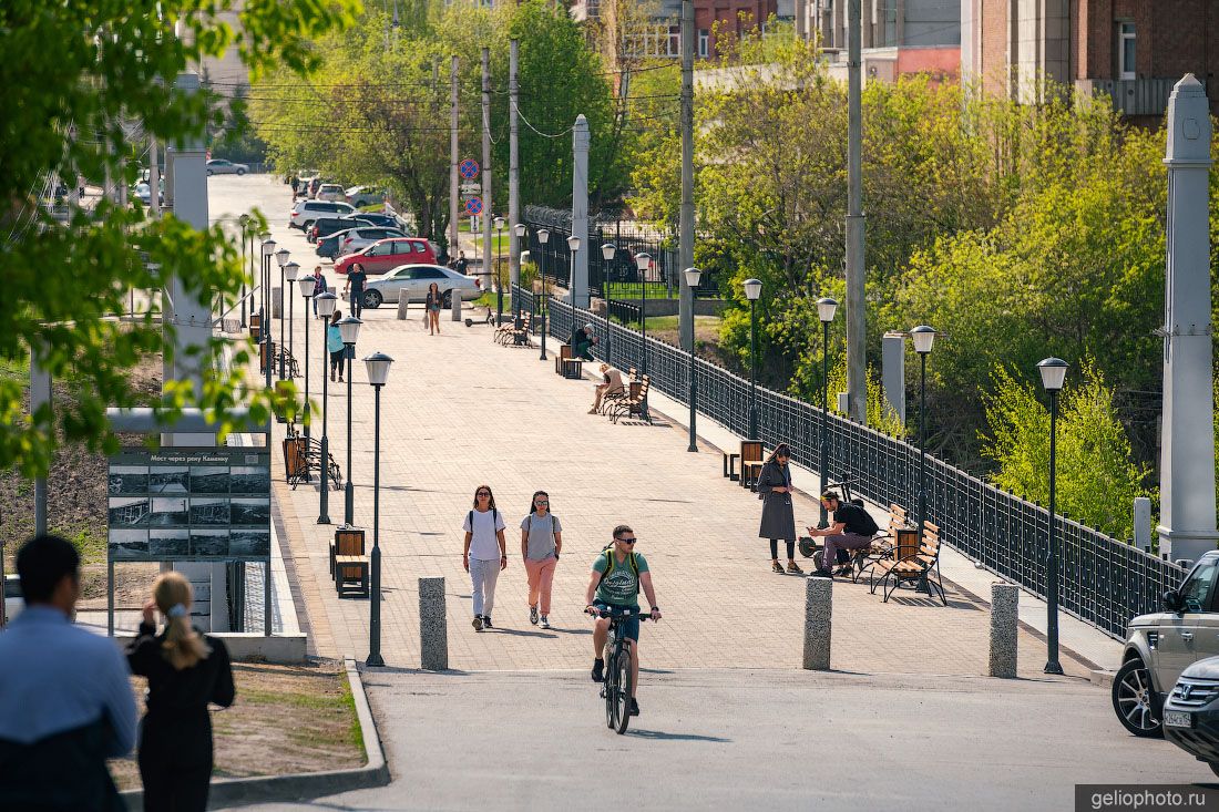 Сибревкомовский мост в Новосибирске фото