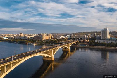 Коммунальный мост в Красноярске фото