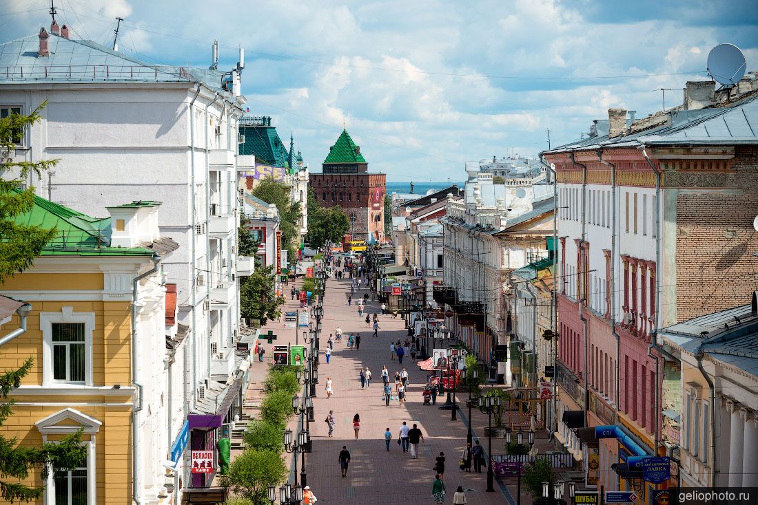 Большая Покровская улица в Нижнем Новгороде фото