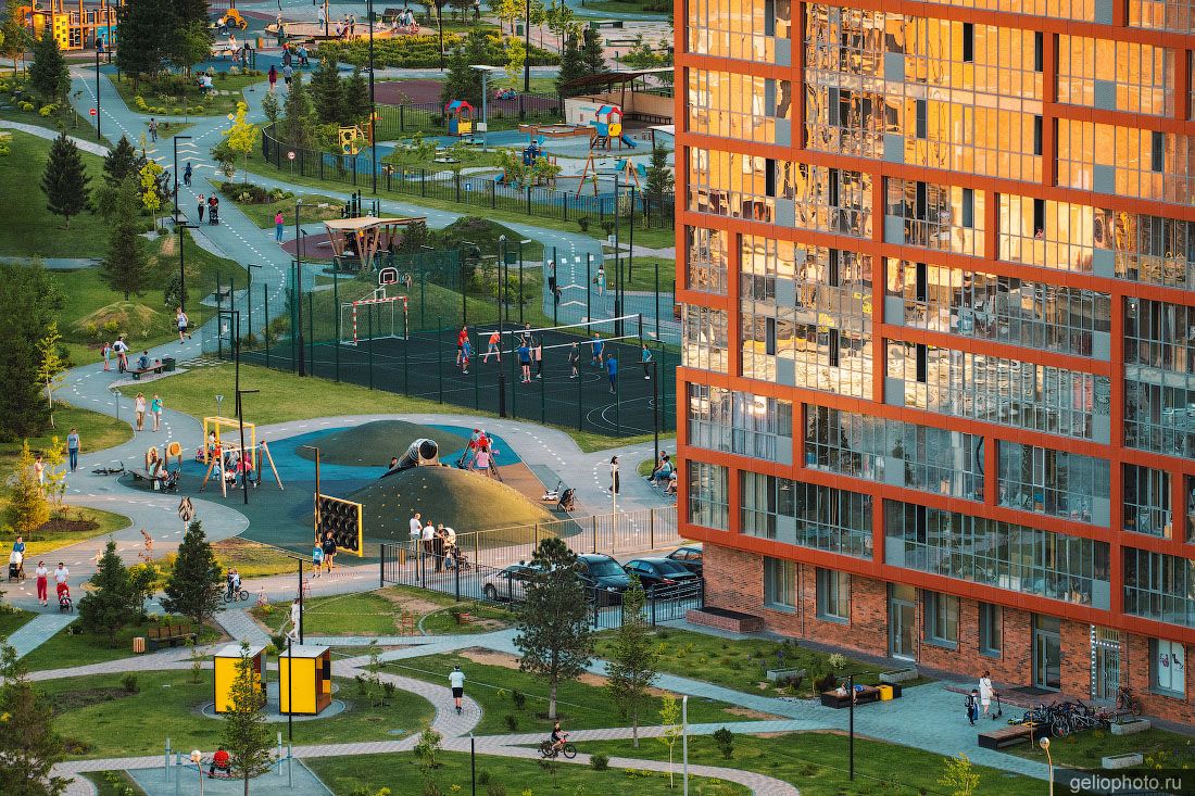 Город-парк Ясный берег в Новосибирске фото