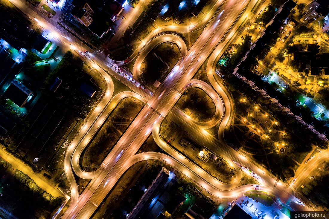 Развязка на улице 30 лет Победы в Тюмени фото