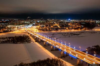 Гагаринский мост через Оку в Калуге фото