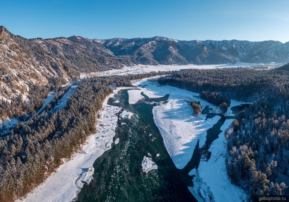 Река Катунь в районе Голубых озёр фото