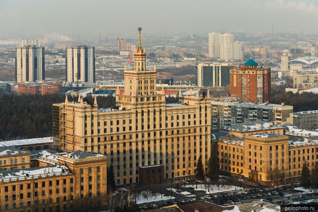 ЮУрГУ зимой фото