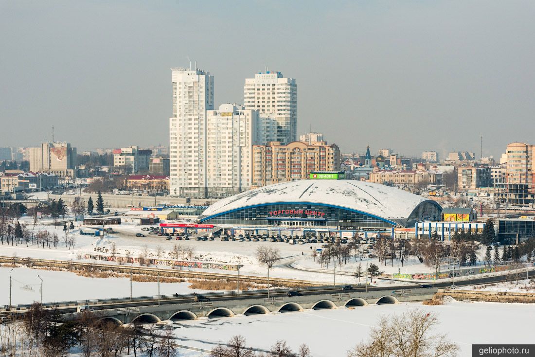 Челябинский торговый центр Ариант с высоты фото