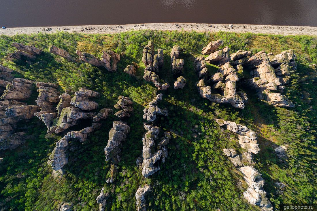 Ленские столбы вид сверху фото