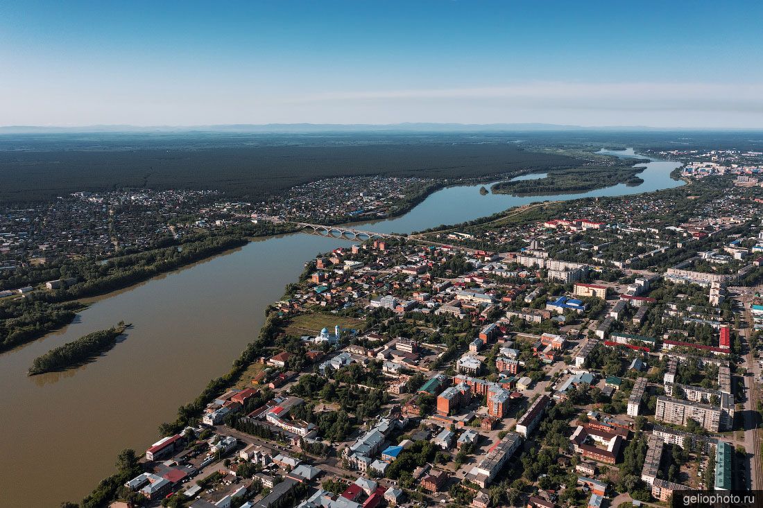 Центр Бийска с высоты фото