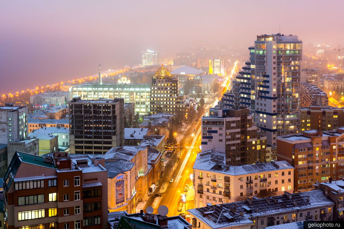 Молодогвардейская улица в Самаре зимой фото