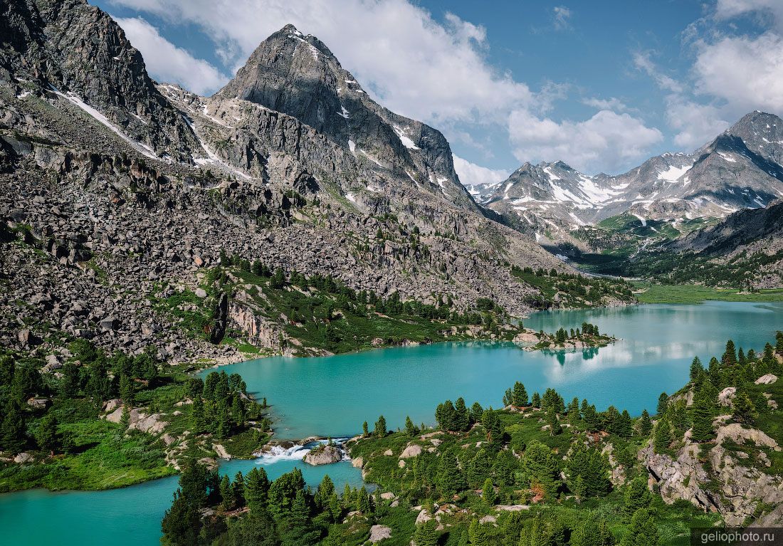 Озеро Дарашколь на Алтае летом фото