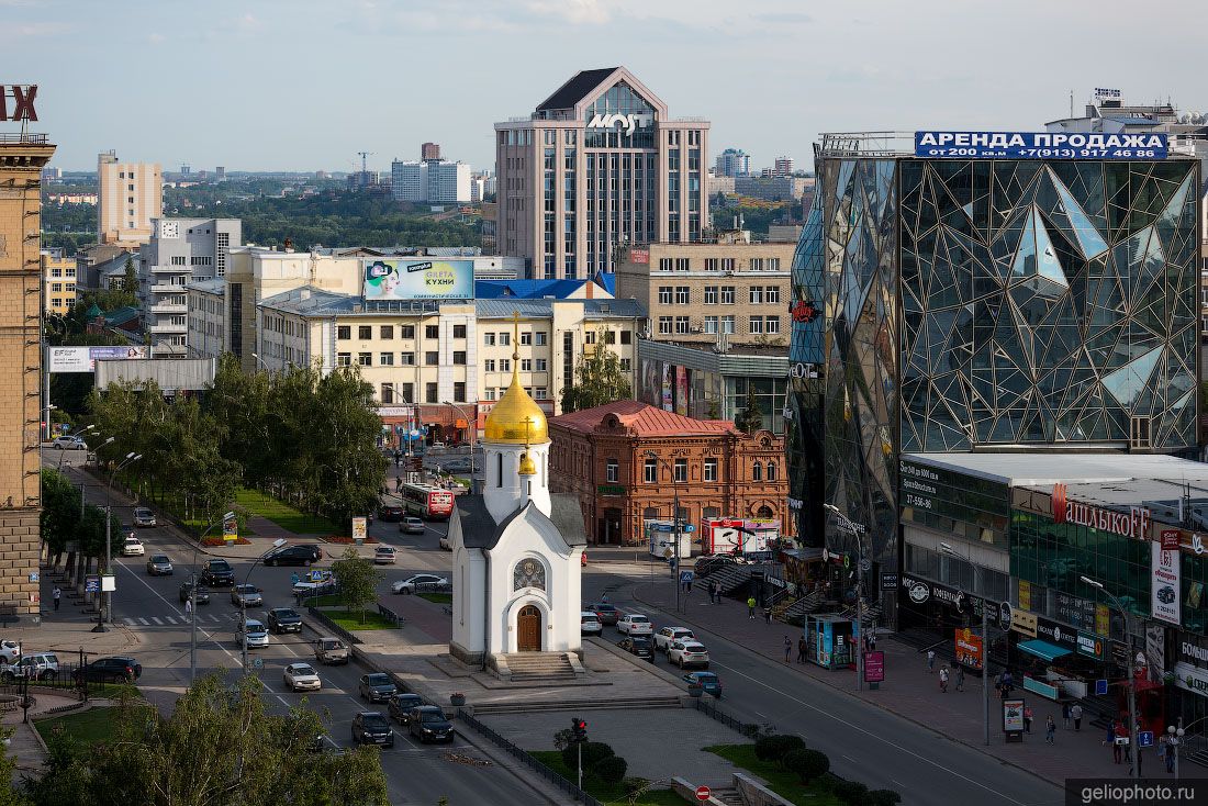 Часовня Николая Чудотворца в Новосибирске фото