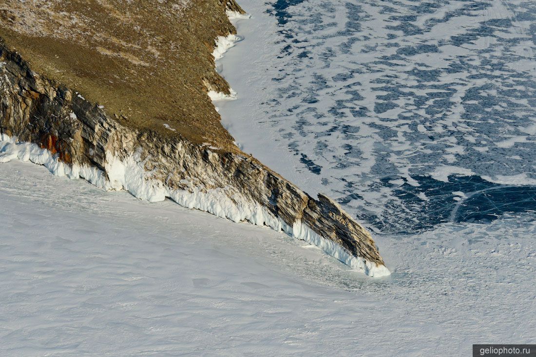 Мыс Огой на Байкале зимой фото