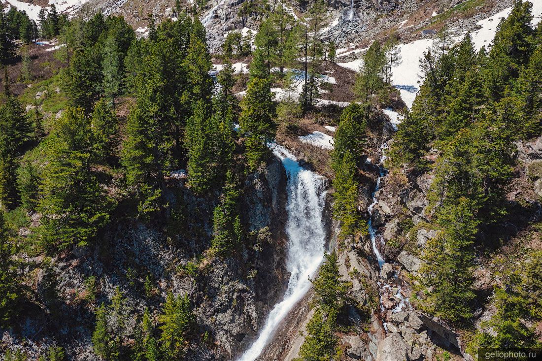 Водопад на Мультинских озёрах фото