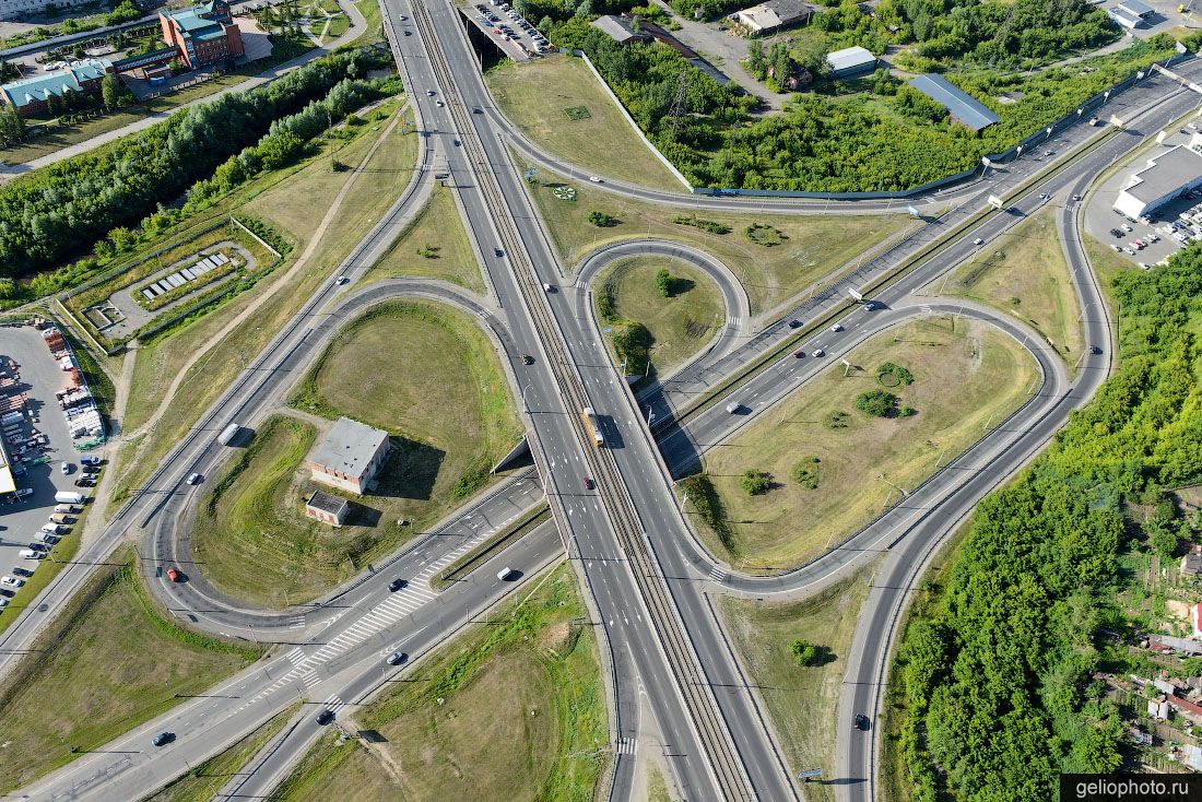 Развязка на Красноармейском проспекте в Барнауле фото