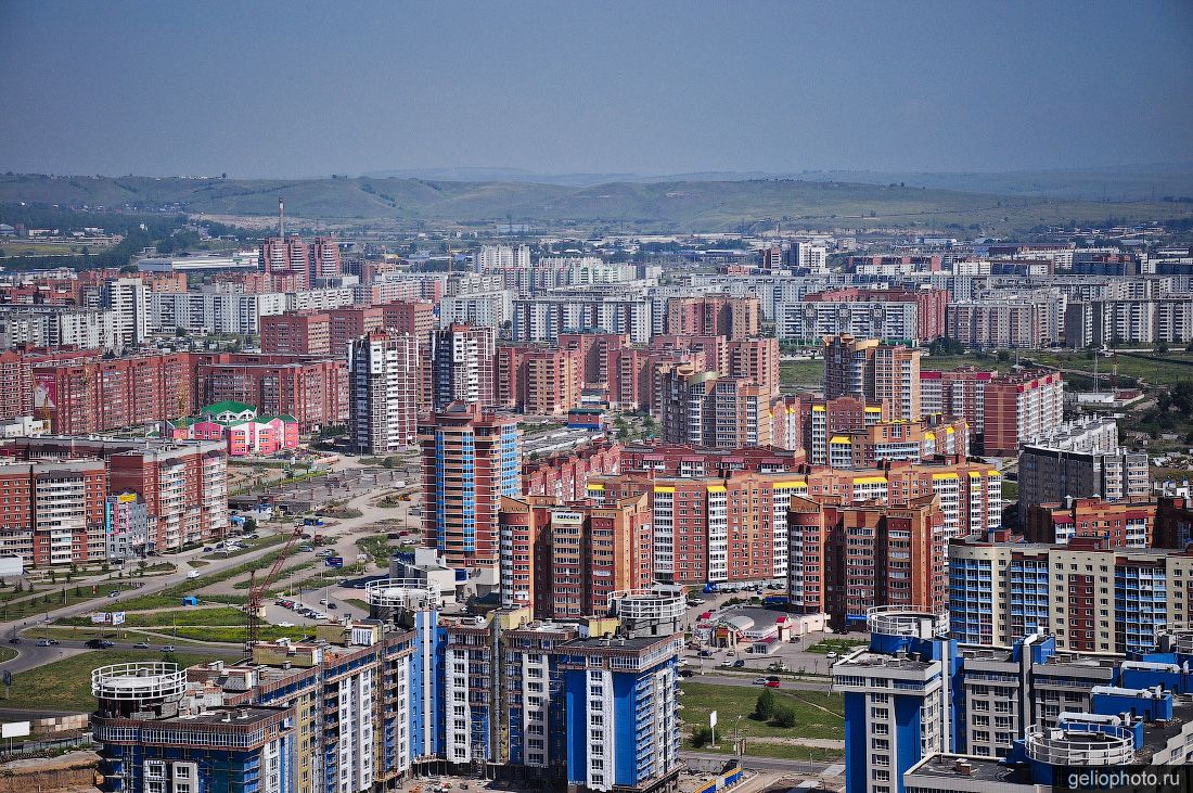 Микрорайон Взлётка в Красноярске фото