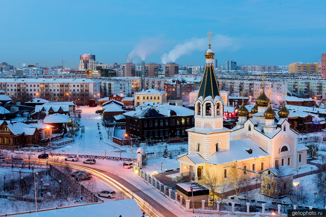 Преображенский Собор в Якутске фото