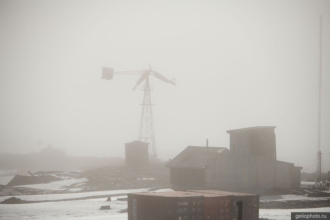 Полярная станция Бухта Солнечная на Северной Земле фото