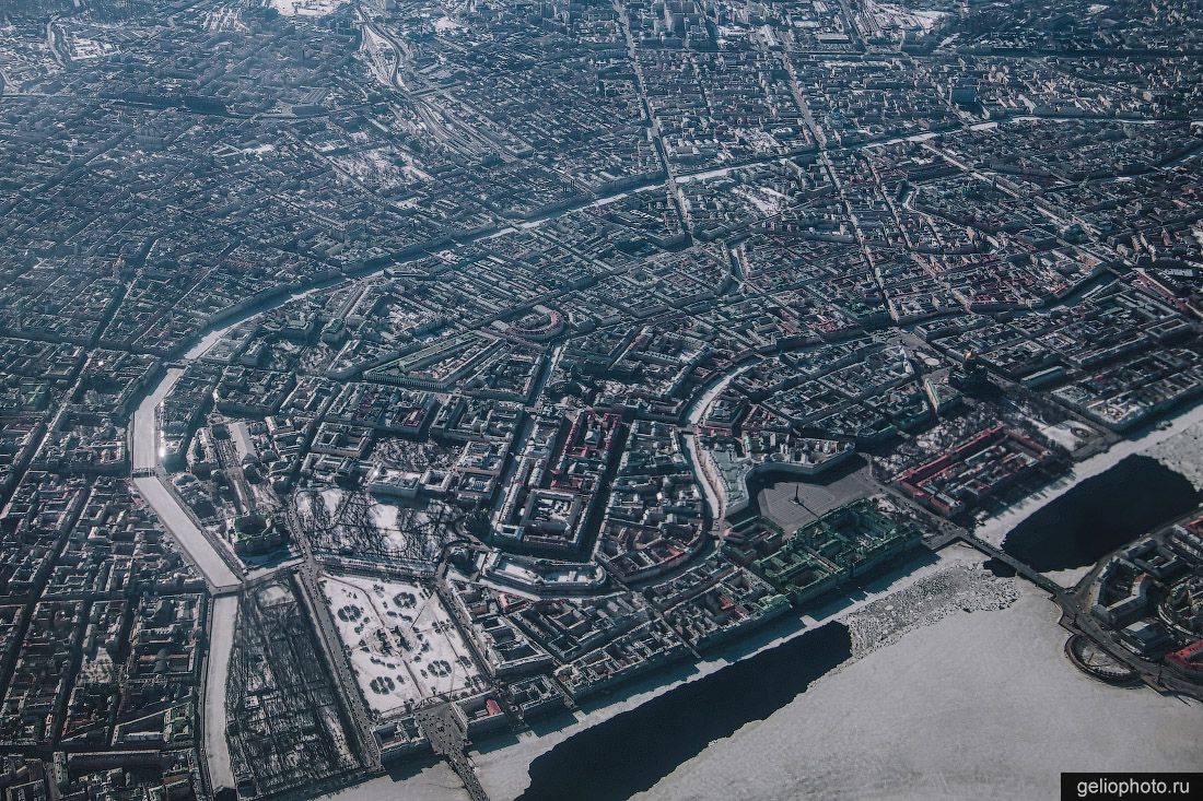 Санкт-Петербург с высоты фото