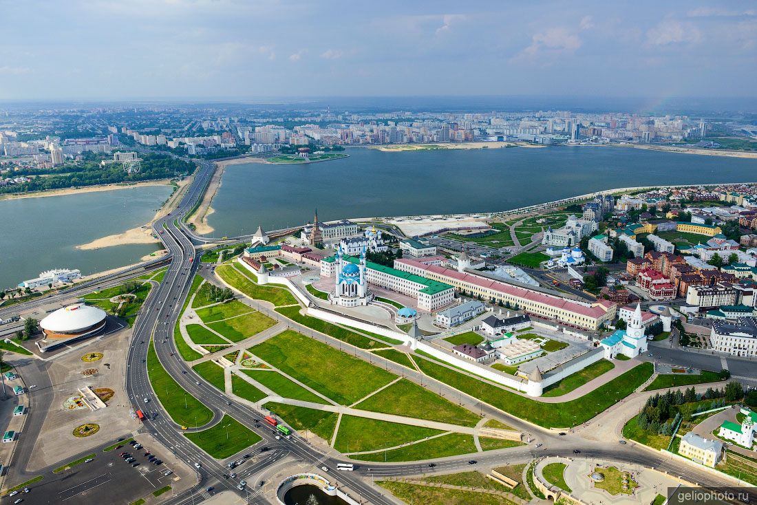 Казанский Кремль с высоты фото