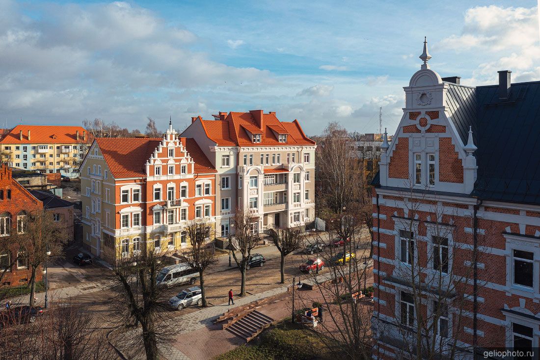 Садовая улица в Черняховске фото