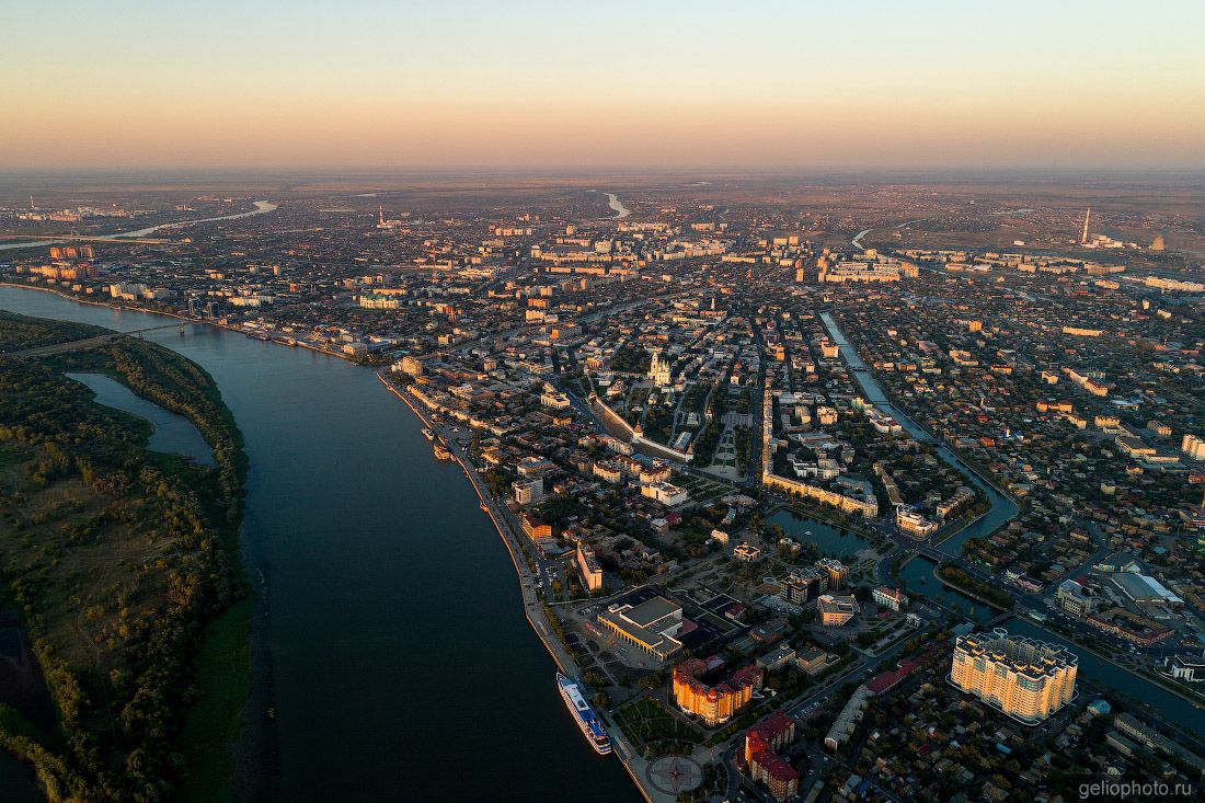 Астрахань с высоты фото