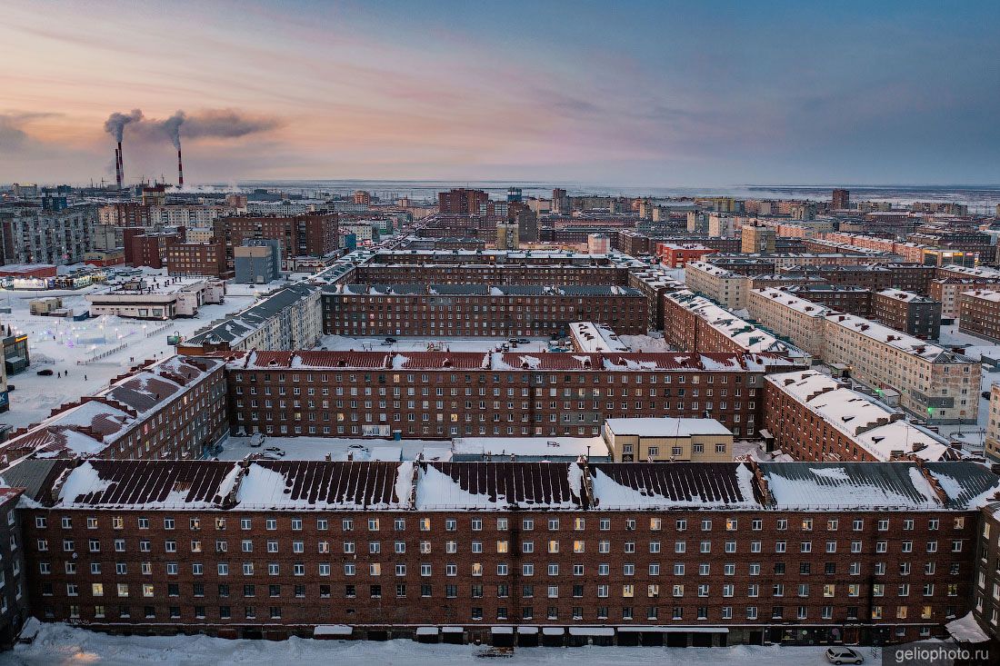 29 квартал Норильска с высоты фото