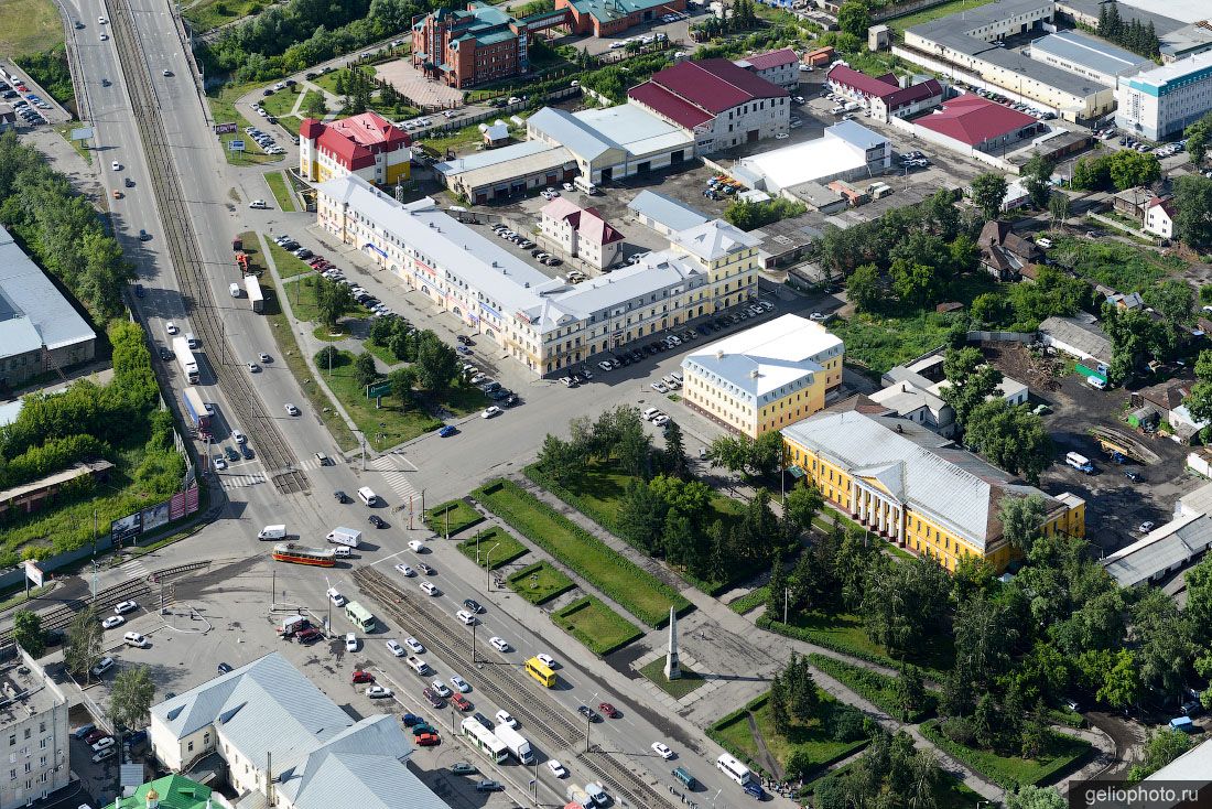 Демидовская площадь в Барнауле фото