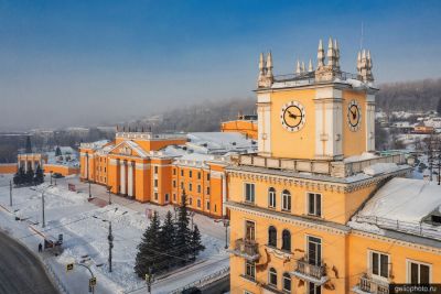ДК Алюминщик в Новокузнецке с высоты фото