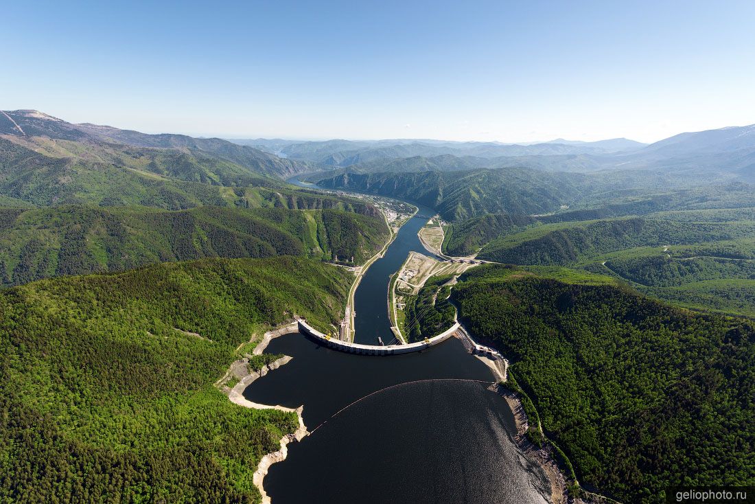 Саяно-Шушенская ГЭС с высоты фото
